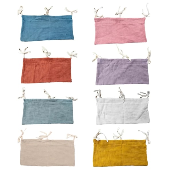 Nyfødt Vugge Seng Opbevaring Legetøj Ble Lomme Bakke Rød tray red 39*20cm