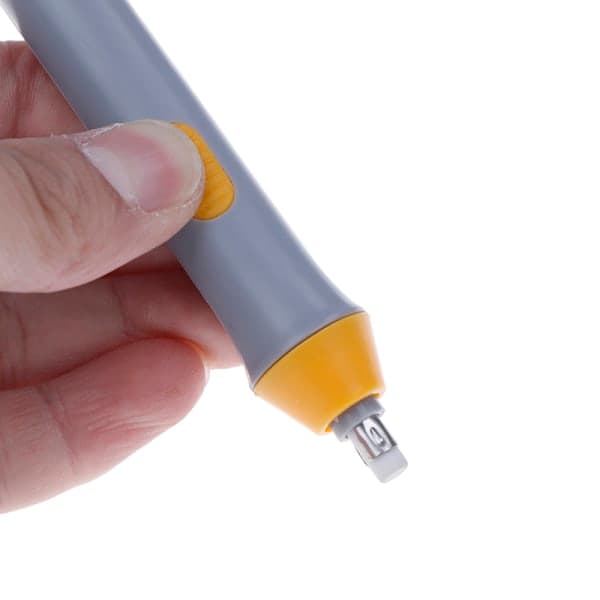 Elektrisk viskelæder batteridrevet automatisk viskelædersæt med pen sort one size[qb]