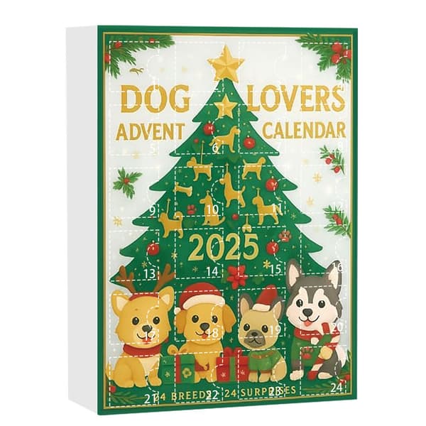 Adventskalender til hundeelskere Juletræspynt til hundeelskere