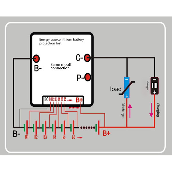 36V 30A 10 serie Li-ion lithium batteri til beskyttelseskort BMS til beskyttelse