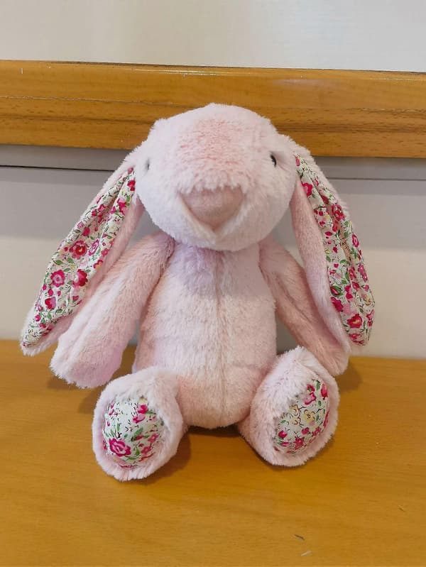 Plysdyr Blossom Bunny Kanin til Børn Pink