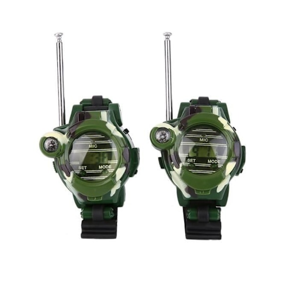 1 par 7 i 1 Walkie Talkie-klockor Barn Utomhus Radioklocka Intercom Leksak