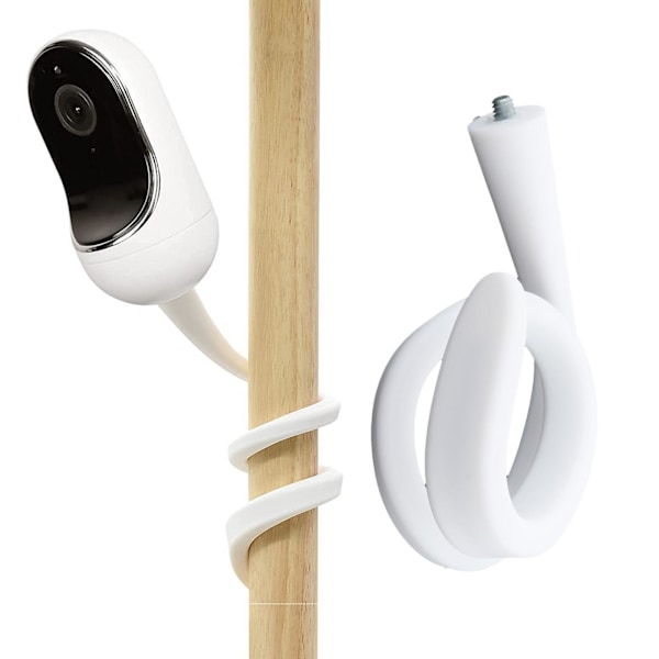 Fleksibel til Twist Mount Holder til Owlet Baby Secure og White