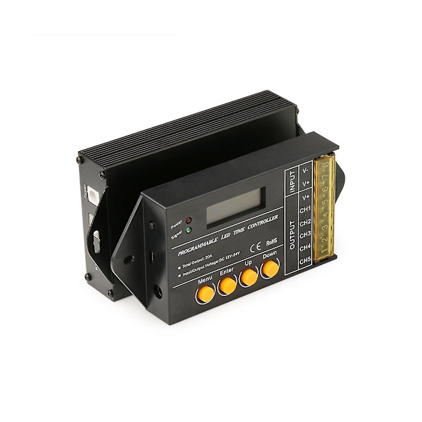 Ny Tc420- Mini Timer Program Controller Til 5ch Lys, 20a Total Output Max.