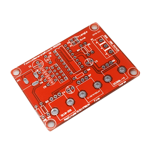 XR2206 DIY signalgenerator - tilbehørsett med deksel Funksjonsgenerator null - Finished product wit 0.09