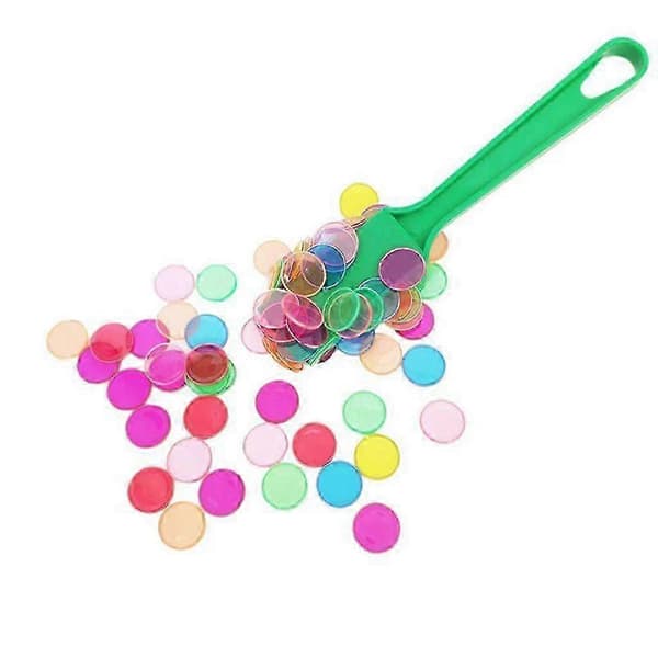 Magnetisk tryllestav assorteret bingo chips sæt med 100 chips{h}