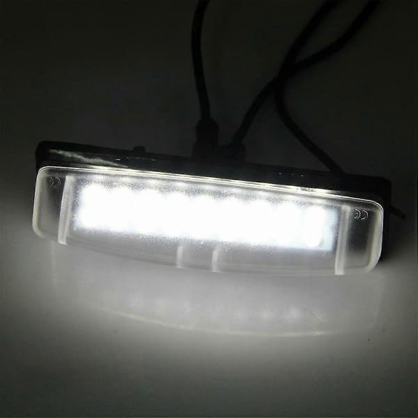 2x LED nummerpladelys til Lexus Is300 Is200 Ls430, direkte installation, hvid