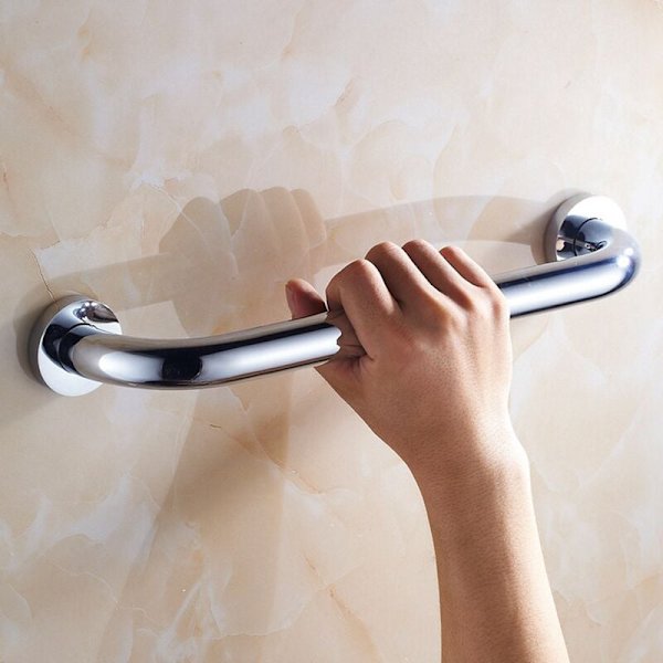2 st 20 cm Duschgrepp Stål Badkar Handtag Handduk