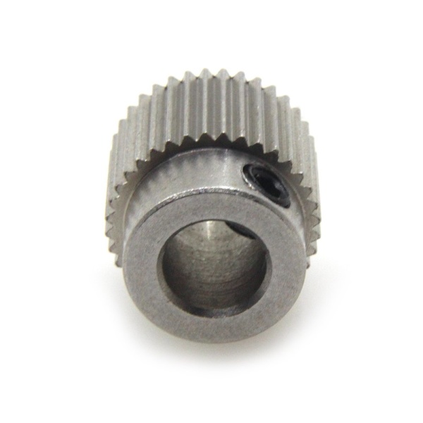 5-pack 36-tandad rostfritt stål 5mm extrudervals för 1,75mm och 3mm 3D-skrivarfilament, Yeurié Sunmostar