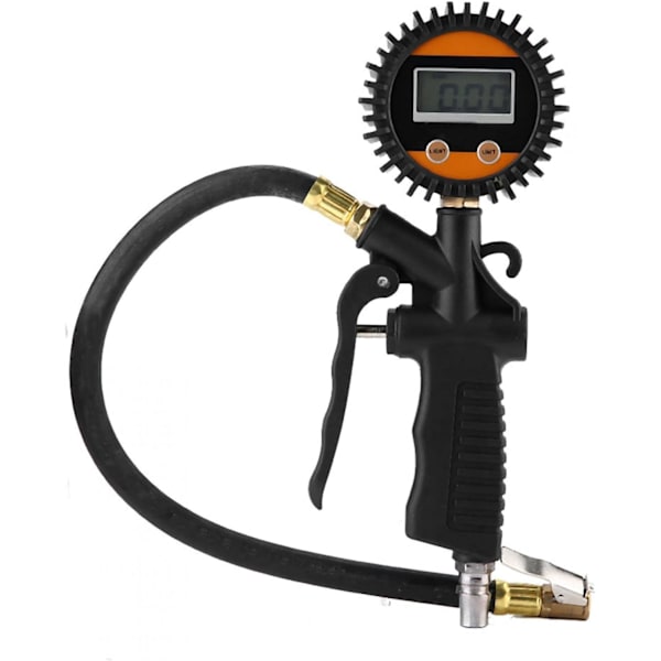 Däckuppblåsare Mätare, Universal Bil Motorcykel Digital Däckuppblåsare Pump Pistol Däck Tryckmätare Luft Inflation