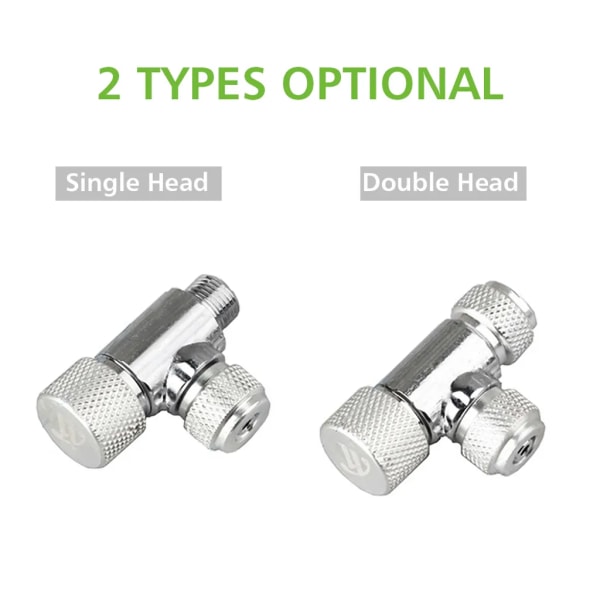 CO2-regulator fin-tng-ventil akvarium CO2-system karbondioksid fin-tng-ventil enkelt hode