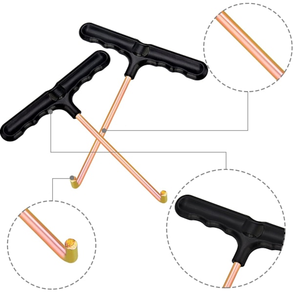 2-pack fjäderverktyg för studsmatta, justeringsverktyg med T-krok [qb]