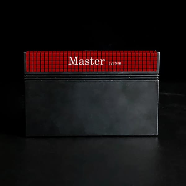 DIY Super 600 i 1 Master System-spelkassett för SEGA Master System-spelkonsolkort BlackShell Label 1