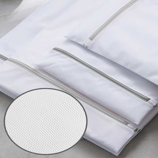 Små fine nettingposer for klesvask, undertøy, med glidelås [BT} 6pcs 6pcs
