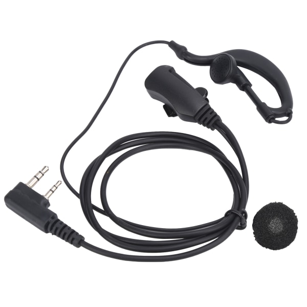 Walkie Talkie Hodetelefon K Headset Headset Klips Øretelefoner for BAOFENG UV3R PLUS UV5R UV5RA UV5RB UV5RD