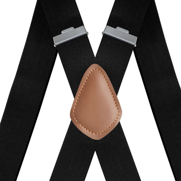 Herre seler - brede seler, X-formede seler black