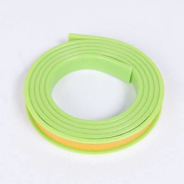 5M U-formad Kantlist Självhäftande Kantlist TPE Gummi Träskiva Stol Bord Skydd Möbeldekoration grön[qb] 16mm green