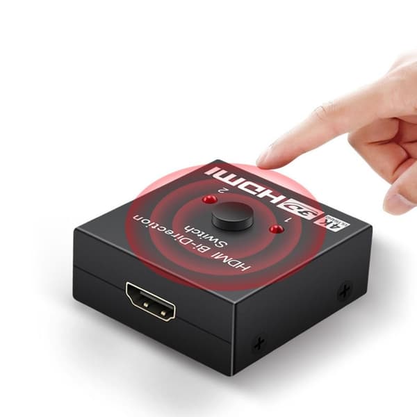 4K HDMI-switch 2 porte - Bidirektionel HDMI-switcher