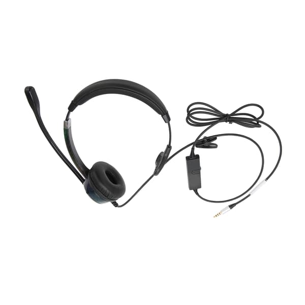 Telefon headset professionel støjreducerende single ear kundeservice headset til call center forretningskontor enkel 3,5 mm interface