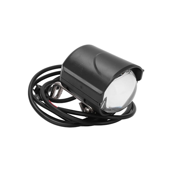 1 vattentät cykelstrålkastare 12W 36V‑48V cykellampa med 75‑100db ljudhorn