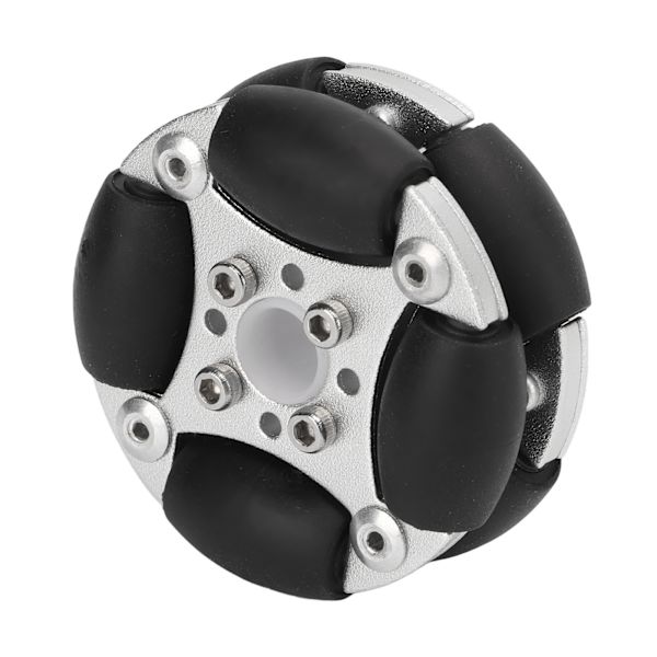 48mm kaksoisalumiiniseoksesta valmistettu omnipyörä, kuormankantokyky 3 kg, sopii robottikilpailuihin