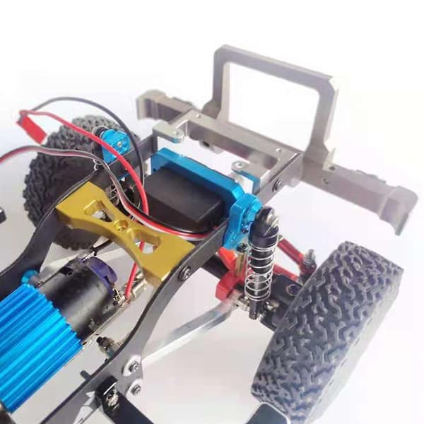 Metal Trækstang Link Servo Mount Sæt Til Mn D90 Mn-90 1/12 Rc Bil,2