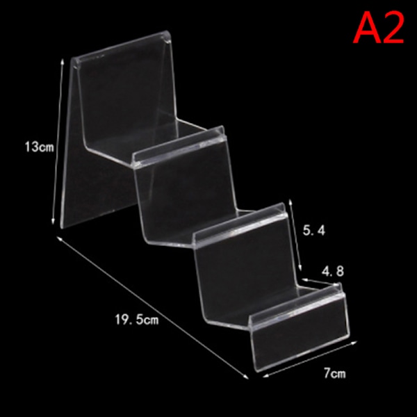 Akryl Displayhylle Mobil Lommebok Briller Stativ Flerlags A2