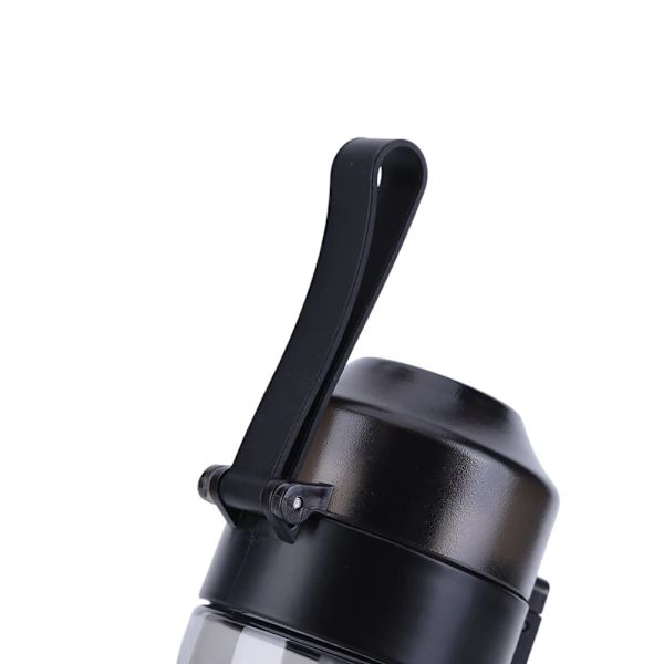 Smaksatt vannflaske med 7 pods Air Water Up Bottle Frosted Black 650 ml Air Startup Set Vannkopp for camping sport 0 Black