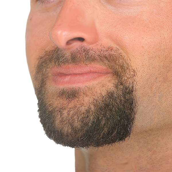 Goatee skäggformare rakningsmall formning och kantverktyg för goatee trimning lineup grooming verktyg Red