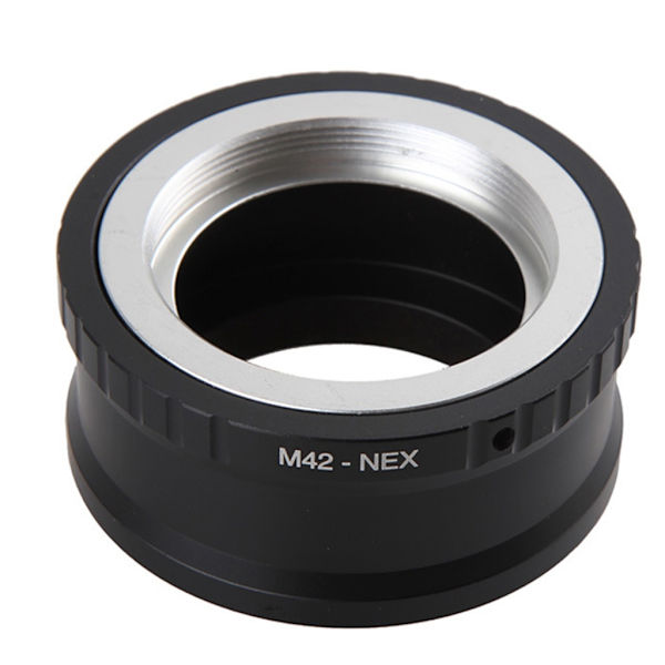 Objektivadapter M42NEX Objektivadapterring til A7S A7SII A7R A7RII A7II A6000 A6300 NEX5C NEX5N NEX5R NEX6 NEX7 VG10