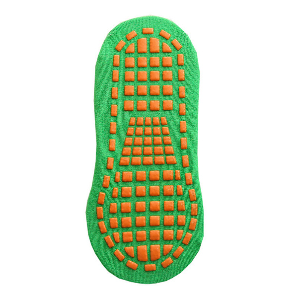 Gröna studsmattesockor green M