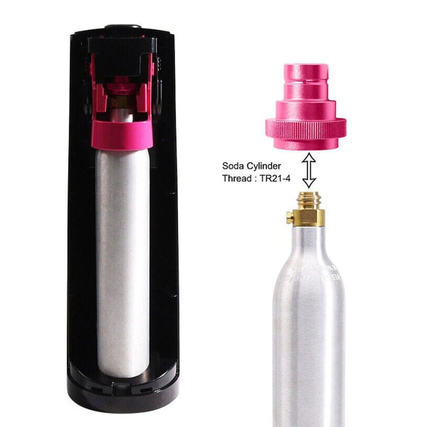 Snabbanslutning CO2-adapter för Sodastream vattenspridare Duo Art, Terra, Tr21-4