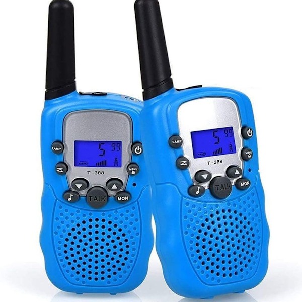 T388 Barne Walkie Talkie 8 Kanaler Radio Barne Lommelykt Walkie