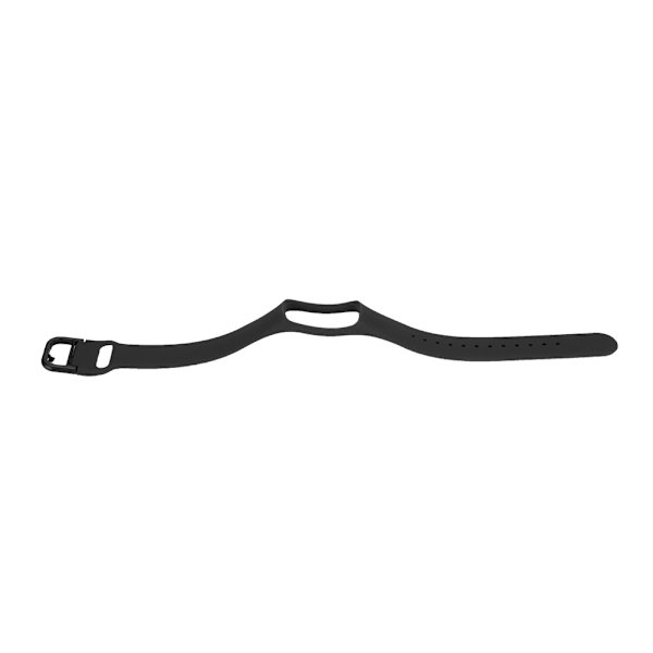 Yksivärinen silikoniranneke Samsung Galaxy Fit-e SM-R375 -älykellolle (musta)[qb]