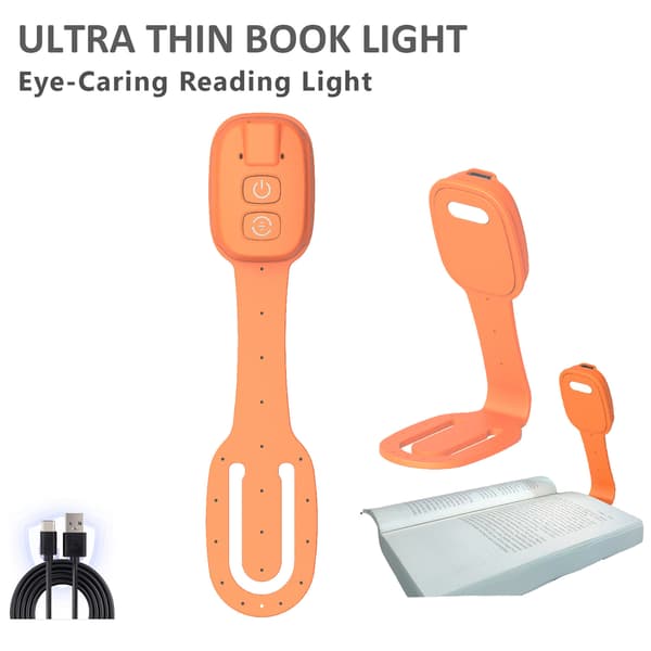 Kirjakiinnikevalaisin lukemiseen, USB-virta, liuskekivenharmaa Slate Grey