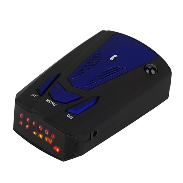 16-kaistainen 360 asteen V7 GPS-auton nopeustutka laserilmaisimella ja äänimerkillä (sininen)