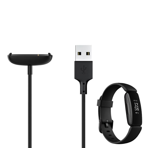 Fitbit Luxe & Charge 5 Lader - Svart 100 cm