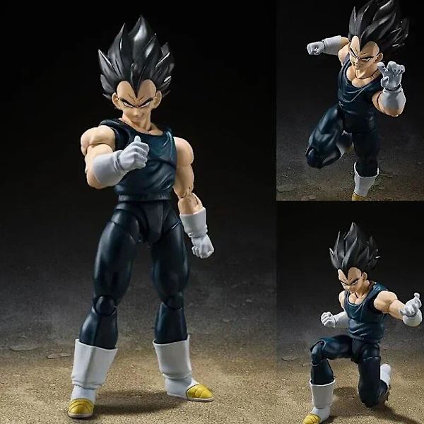 Dragon Ball Z SHFiguarts Son Goku Legendary Goku Anime Super Saiyan Awaken Battle Damage Actionfigur Samleobjekt Gavekort A