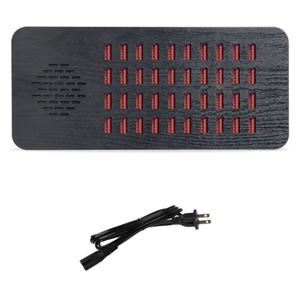 40 portin USB-latausasema älykkäällä suojauksella 200 W:n USB-puhelimen laturi hotelliin, kouluun, ostoskeskuksiin null - US 0.87