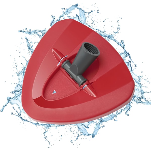 Spin mopp ersättningsbas huvud för Vileda mopp, Triangle Spin mopp huvudskiva för Vileda lättvikts spin mopp - Plastfodral skivfodral del