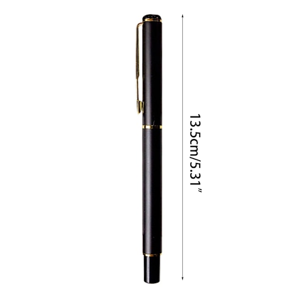 5 stk. fyldepenne Smooth Ink Penne Praktisk signaturpen 0,5 mm Business Penne Skrivepenne Hjemmekontor Skoleartikler