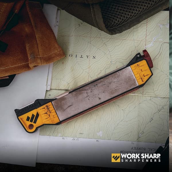 Work Sharp Guided Field Sharpener, kompakti matkustus- ja metsästysterävyystyökalu (BT)