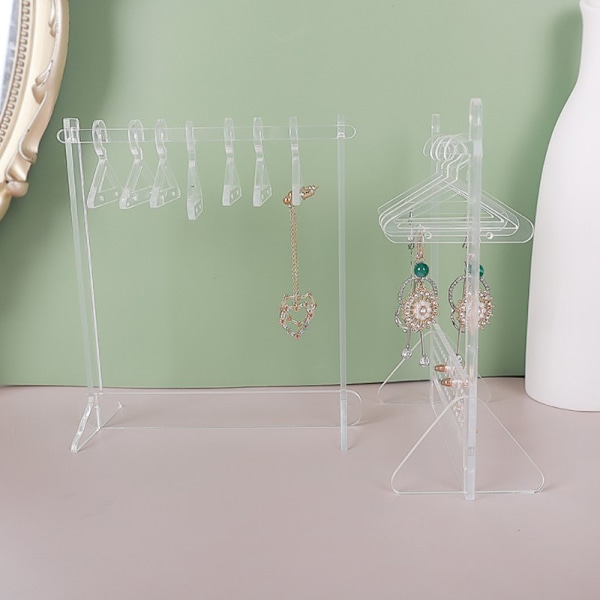 Mini klädhängare örhänge display stativ stor kapacitet A2