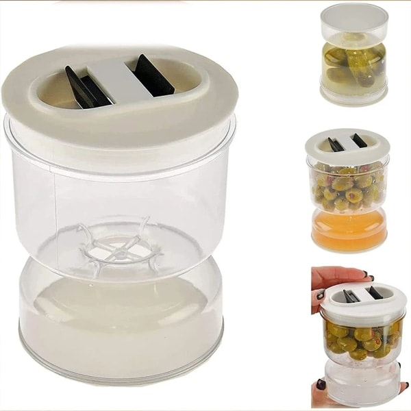 Syltede agurker og oliven Timglas Burk Pickle Grabber Juice Separator Pickle Container Pickle Burk