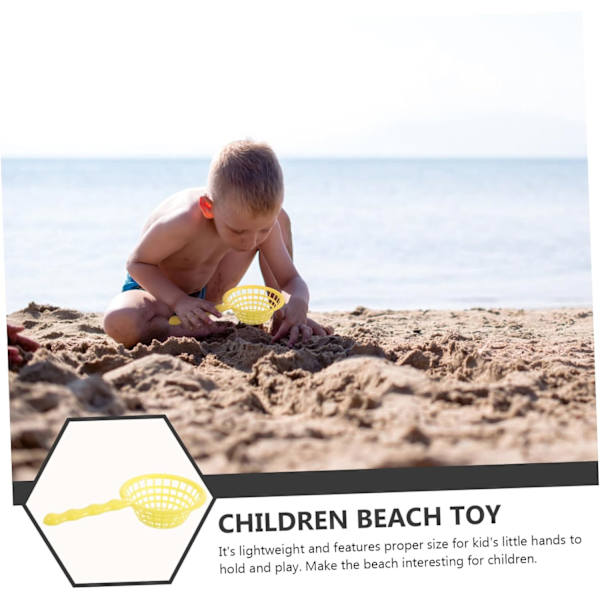Strandleksaker 10 st Miniverktyg Liten Gul Anka Sil Butterflynät Strand