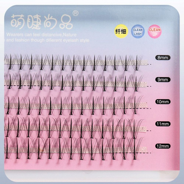 100-pack/förpackning Kluster Ögonfransar Ögonfransförlängningar [BT}