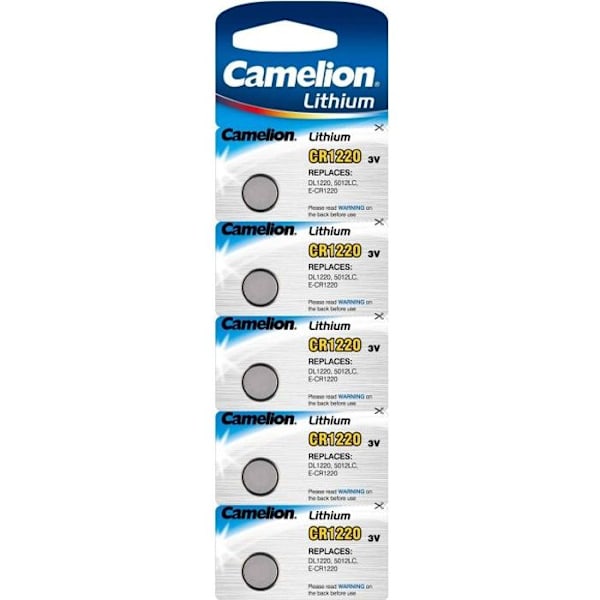 5 paristoa (5 paristoa) Camelion 3v Lithium Button...