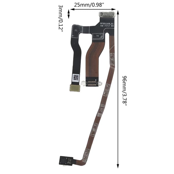 3 i 1 Fleksibelt Gimbal Kamera Flad Bånd Flex Kabel til Mavic Mini 2 Drone Del