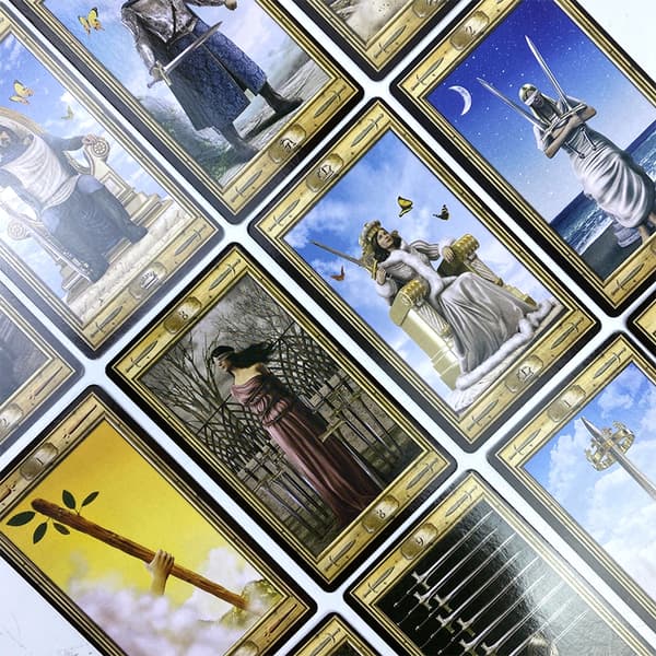Billednøgle Tarotkort Profeti Spådom Deck Familie