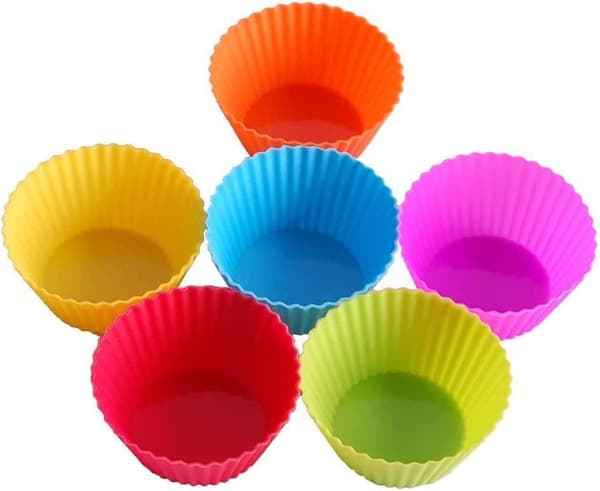 Silikon Muffinsformer 24 stk Gjenbrukbar Bakeform For Muffins Kaker Bakverk